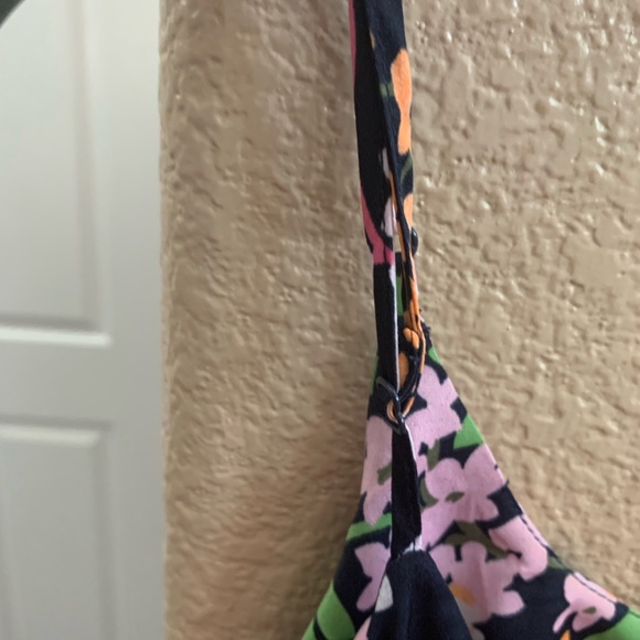 A new day multicolor top. Size large.  Blue orange pink and white - Picture 6 of 7